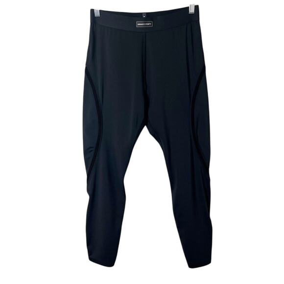 Savage X Fenty Pants - Savage X Fenty Women's Vaporwave Leggings Size L Black High Rise Athletic Sport